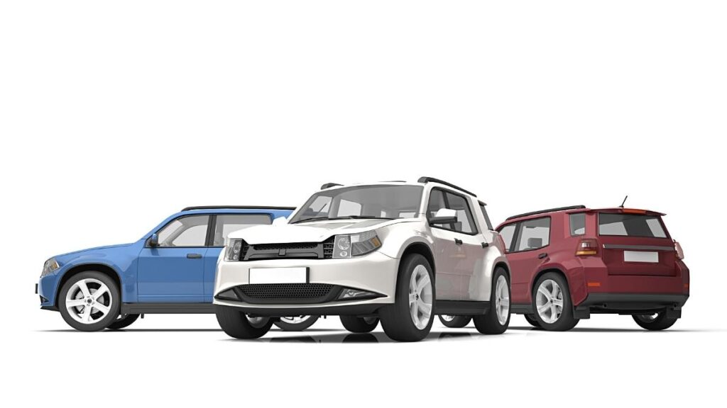 Ilustrasi beberapa contoh mobil untuk bisnis rental mobik