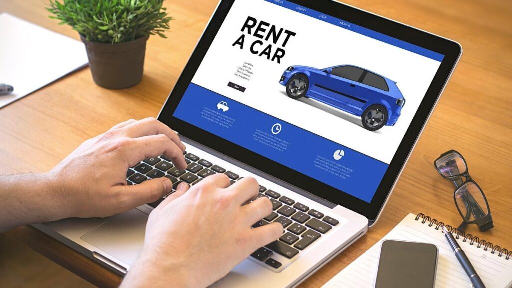 Contoh website bisnis rental mobil