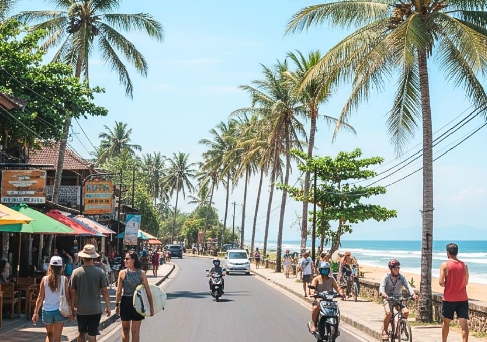 Rute Kuta ke Seminyak Bali naik mobil